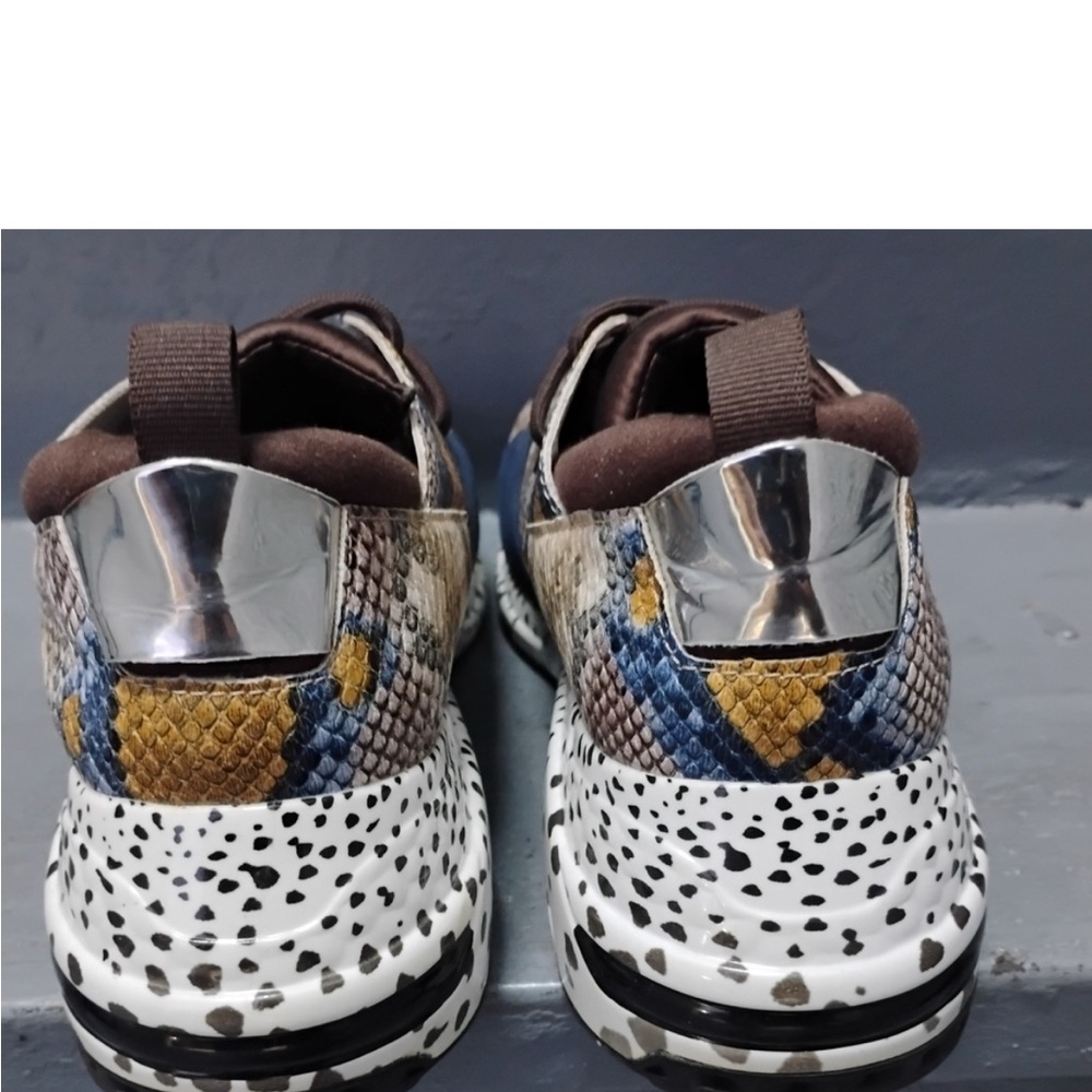 NWT Steve Madden Multicolor Snake Print Sneakers New in Box